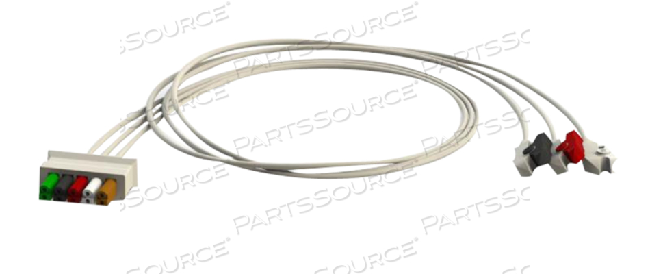 LEADWIRE SET, 24IN SIZE, LATEX-FREE, PINCH CONNECTOR TYPE, 3 NUMBER OF LEADS, FOR USE WITH: FOR PASSPORT 2, PASSPORT 2LT, SPECTRUM, TRIO by Mindray North America LEADWIRE SET, 24IN SIZE, LATEX-FREE, PINCH CONNECTOR TYPE, 3 NUMBER OF LEADS, FOR USE WITH: FOR PASSPORT 2, PASSPORT 2LT, SPECTRUM, TRIO by Mindray North America