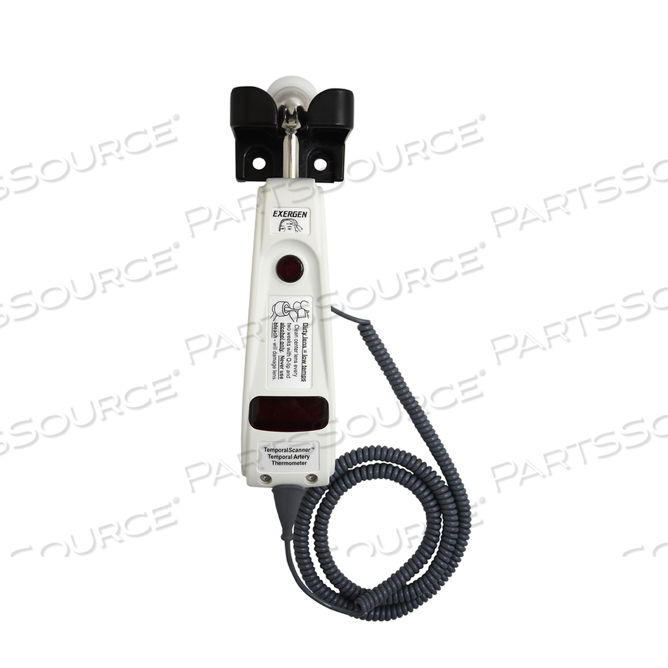 THERMOMETER QUICK RELEASE SECURITY SYSTEM CALIBRATION, INSTRUMENT HOLDER - WALL MOUNT, LATEX FREE COILED CABLE by Exergen Corporation THERMOMETER QUICK RELEASE SECURITY SYSTEM CALIBRATION, INSTRUMENT HOLDER - WALL MOUNT, LATEX FREE COILED CABLE by Exergen Corporation