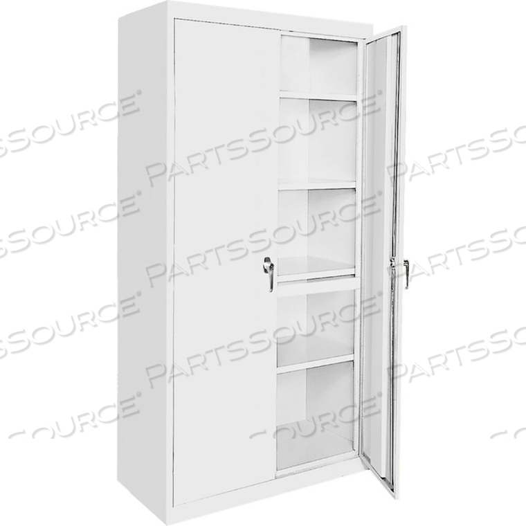MAGNUM SERIES ALL-WELDED STORAGE CABINET, 48"WX24"DX72"H, WHITE by Steel Cabinets USA, Inc MAGNUM SERIES ALL-WELDED STORAGE CABINET, 48"WX24"DX72"H, WHITE by Steel Cabinets USA, Inc