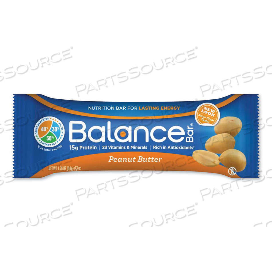 40-30-30 NUTRITION BAR, PEANUT BUTTER, 1.76 OZ, 6/BOX 