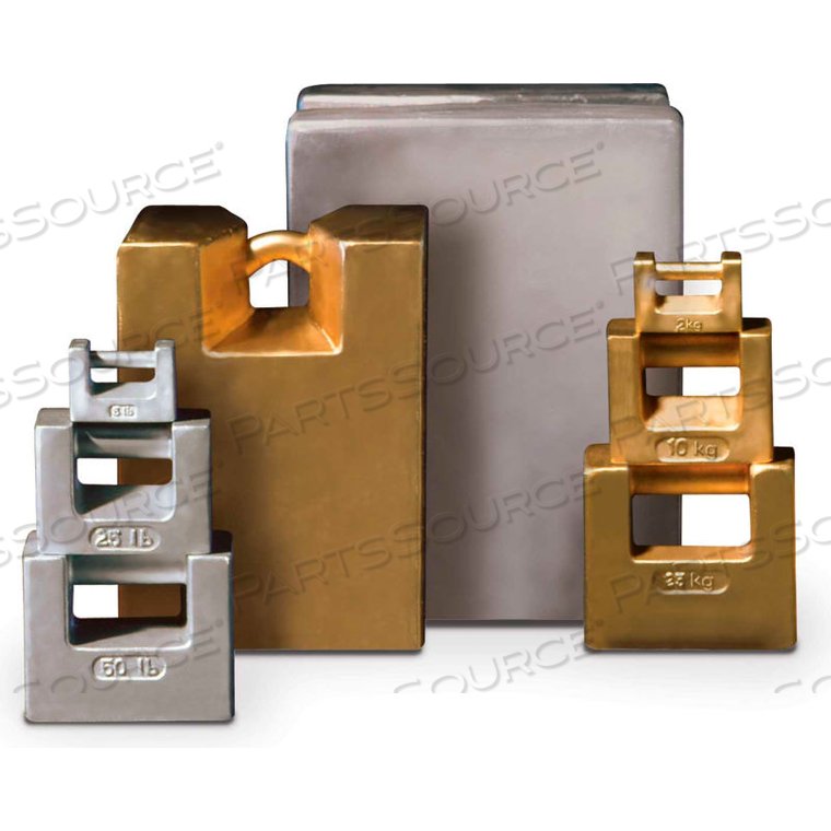 25LB GRIP HANDLE WEIGHT, CAST IRON, ASTM CLASS 5 WITH TRACEABLE CERTIFICATE by Rice Lake Weighing Systems