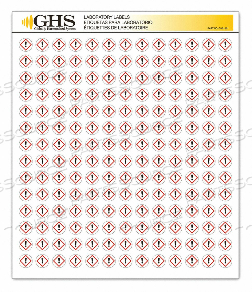 LABEL EXCLAMATION MARK GLOSS PK1820 by Incom Manufacturing