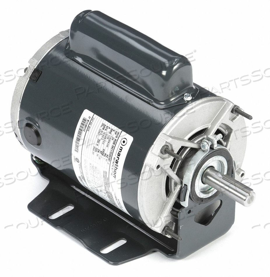GENERAL PURPOSE MOTOR, SINGLE PHASE, MOTOR DESIGN CAPACITOR-START, 3/4 HP, NAMEPLATE RPM 1,725, NO. OF SPEEDS 1, VOLTAGE 115/208-230V AC, FU by Marathon Motors