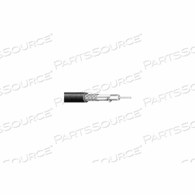 CAROL RG 59/U TYPE COAXIAL CABLE, FOAM PE INSULATION - 1 CONDUCTOR, 20 AWG, BK CAROL RG 59/U TYPE COAXIAL CABLE, FOAM PE INSULATION - 1 CONDUCTOR, 20 AWG, BK