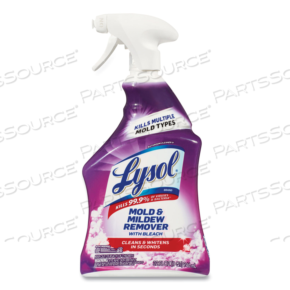 MOLD AND MILDEW REMOVER WITH BLEACH, READY TO USE, 32 OZ SPRAY BOTTLE by Lysol