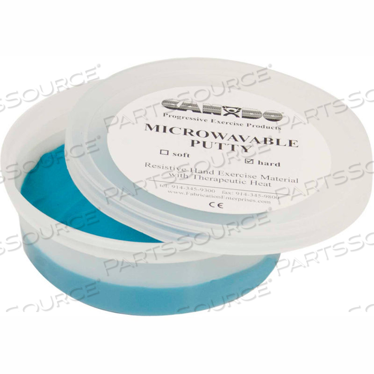 MICROWAVEABLE EXERCISE PUTTY, FIRM (AQUA), 4 OUNCE by Fabrication Enterprises