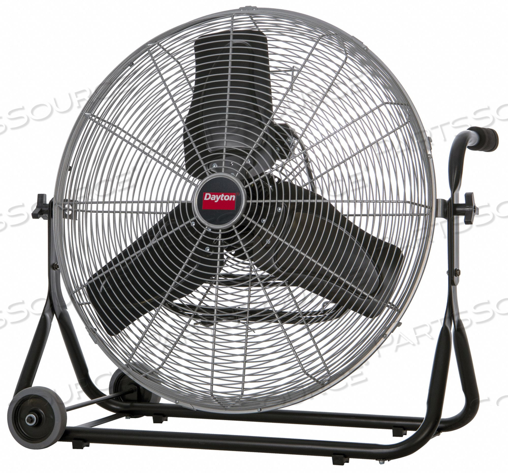 MOBILE FLOOR FAN, OVERALL STYLE - FANS MOBILE, FAN MOUNTING LOCATION FLOOR, NUMBER OF SPEEDS 3, NON-OSCILLATING, FAN CORD LENGTH 9 FT, FAN P by DAYTON ELECTRIC MANUFACTURING CO