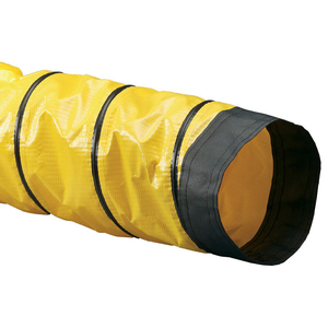 DUCTING HOSE 25 FT L BLACK/YELLOW by Flexaust Co. Inc.