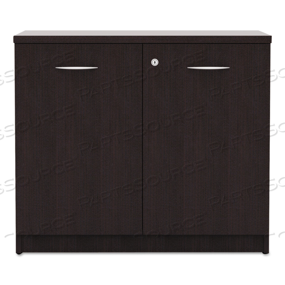 ALERA VALENCIA SERIES STORAGE CABINET, 34.13W X 22.78D X 29.5H, ESPRESSO by Alera ALERA VALENCIA SERIES STORAGE CABINET, 34.13W X 22.78D X 29.5H, ESPRESSO by Alera