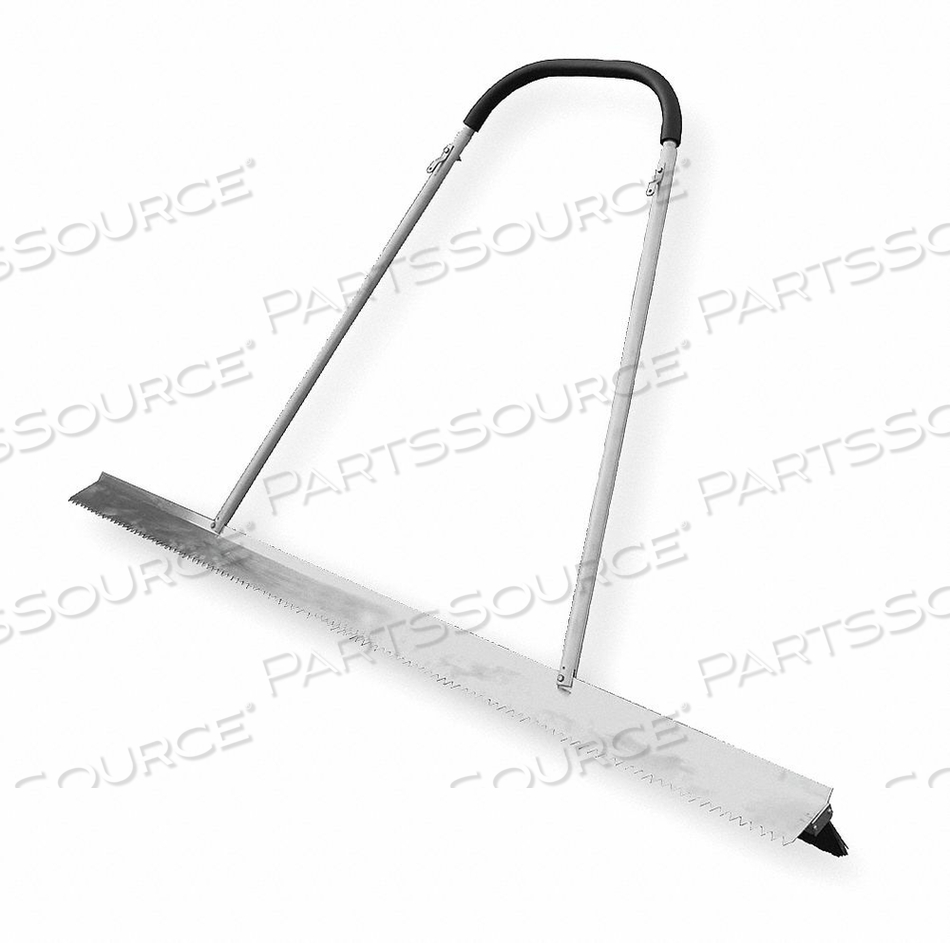 PUSH BROOM, BROOM TYPE PUSH BROOM, BRISTLE MATERIAL POLYPROPYLENE, FOR SURFACE TEXTURE SEMI-SMOOTH, SWEEP FACE 84 IN, BRISTLE LENGTH 4 IN, B by Tough Guy