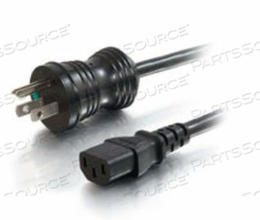 10FT 16 AWG NEMA 5-15P - C13 HOSPITAL GRADE POWER CORD - BLACK by Legrand AV (C2G)