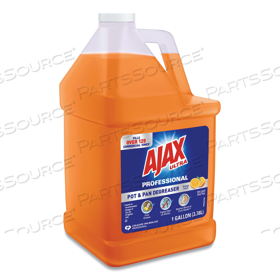 Ajax Dish Detergent, Lemon Scent, 28 oz Bottle, 9/Carton