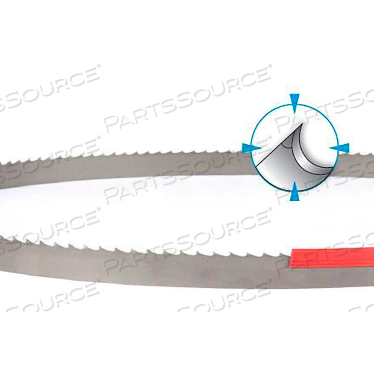 SILENCER PLUS BAND SAW BLADE, 1"W, .035 THICK/GAUGE, 5-8 TPI by Doall Sawing Products
