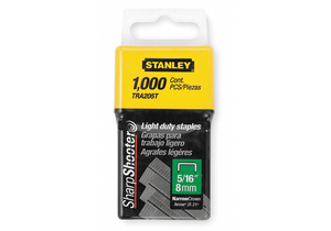 WIDE STAPLES 29/64X1/4 IN PK1000 by Stanley