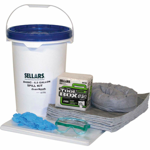 EVERSOAK GENERAL PURPOSE 6.5 GALLON PAIL SPILL KIT, 6.5 GALLON CAPACITY, 1 SPILL KIT/CASE by Sellars Retail Dist Co