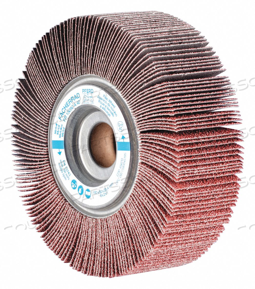 UNMOUNTED FLAP WHEEL 40 GRIT 6 X2 X1 