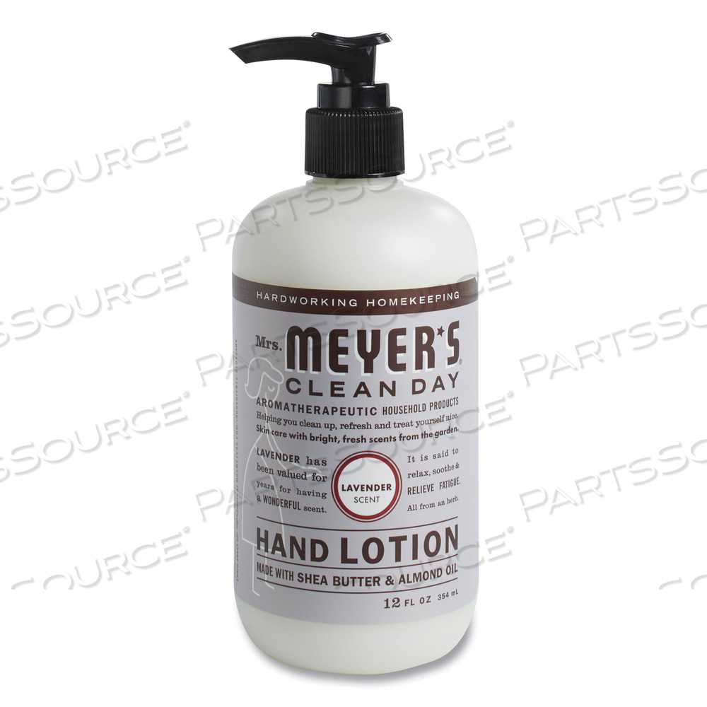 CLEAN DAY HAND LOTION, 12 OZ PUMP BOTTLE, LAVENDER by Mrs. Meyer's CLEAN DAY HAND LOTION, 12 OZ PUMP BOTTLE, LAVENDER by Mrs. Meyer's