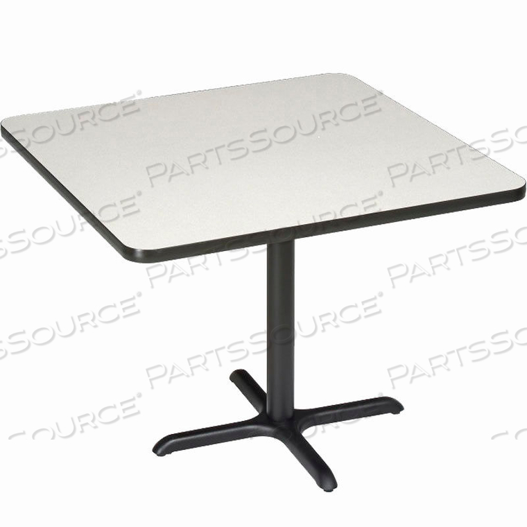 INTERION RESTAURANT & LUNCHROOM SQUARE COUNTER HEIGHT TABLE, 42"LX42"WX36"H, GRAY by National Public Seating INTERION RESTAURANT & LUNCHROOM SQUARE COUNTER HEIGHT TABLE, 42"LX42"WX36"H, GRAY by National Public Seating