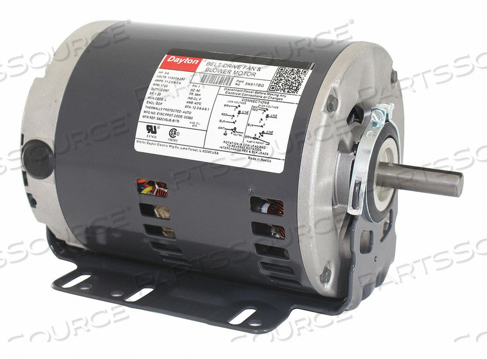 MOTOR 3/4 HP 1725 RPM 115/208-230 V by DAYTON ELECTRIC MANUFACTURING CO MOTOR 3/4 HP 1725 RPM 115/208-230 V by DAYTON ELECTRIC MANUFACTURING CO