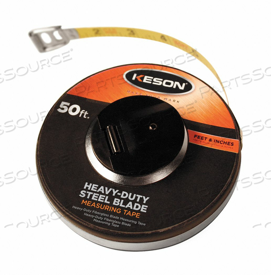 LONG TAPE MEASURE 3/8 IN X 50 FT ORANGE by Keson