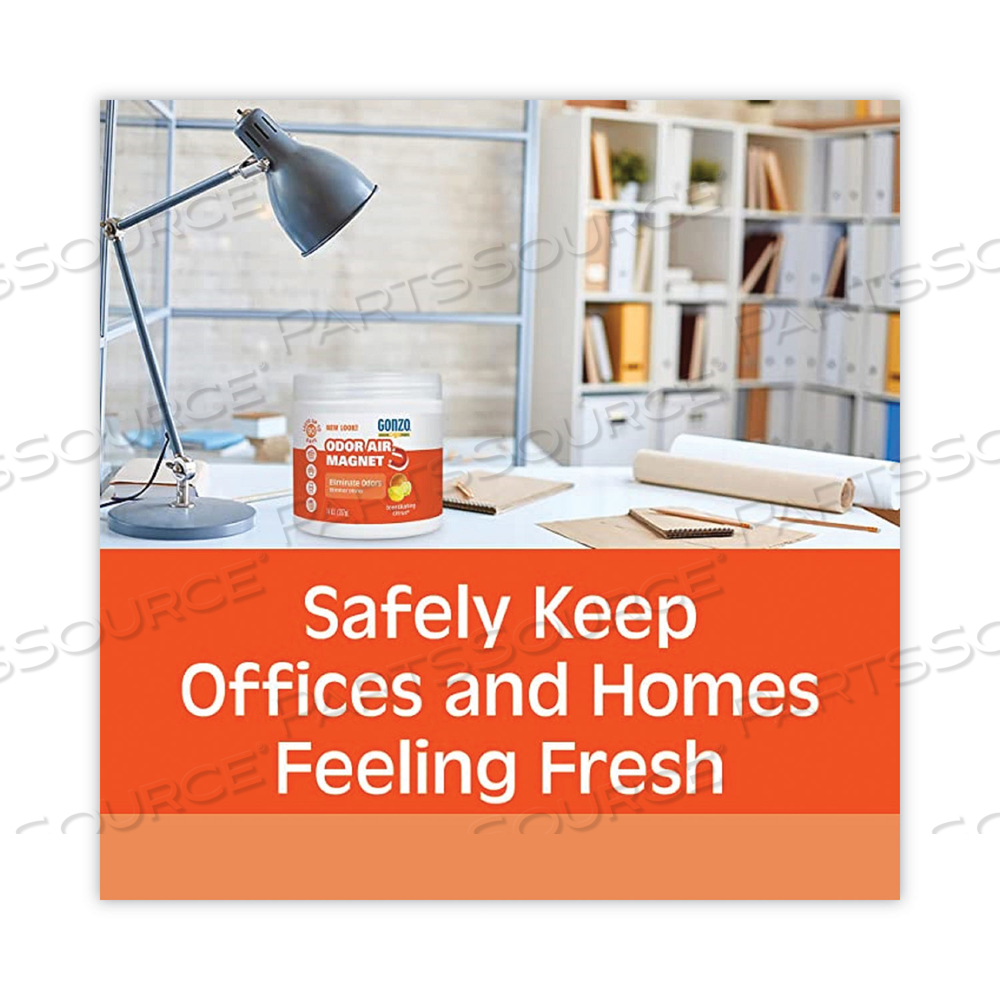 ODOR ABSORBING GEL, SCENTILLATING CITRUS, 14 OZ JAR 