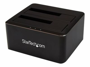 DUAL BAY SATA HDD DOCKING STATION FOR 2.5/3.5" HDDS - USB 3.0 - HDD DOCKING STATION - BAYS: 2 - 2.5", 3.5" - SATA 6GB/S - 6 GBIT/S - USB 3.0 - BLACK by StarTech.com Ltd.