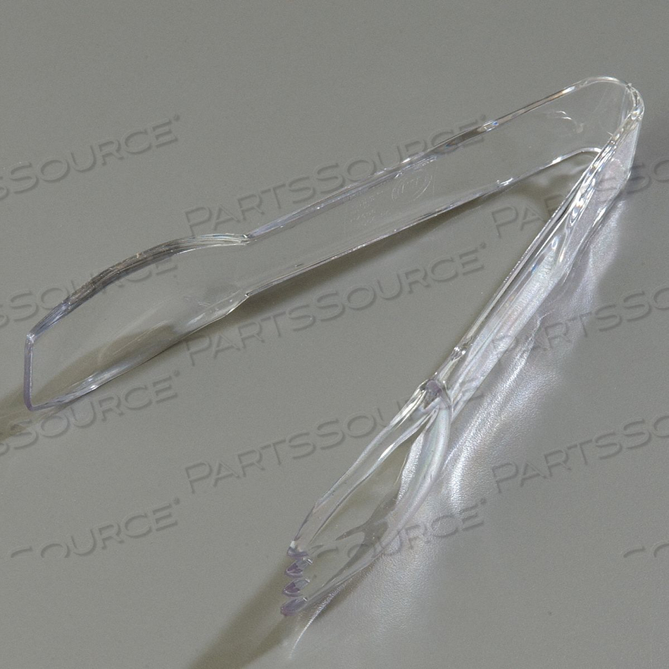 POM TONG CLEAR 6.44 IN PK12 by Carlisle POM TONG CLEAR 6.44 IN PK12 by Carlisle