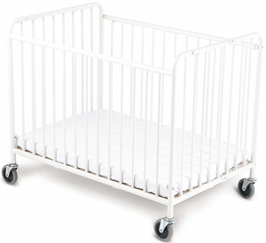 FOLDING CRIB STEEL 2 IN MATTRESS by Foundations