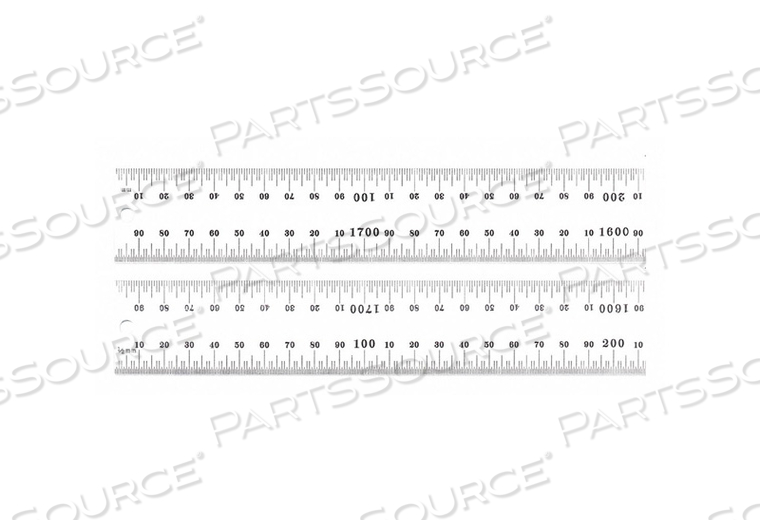 RULER SPRING-TEMPERED STEEL 1800MM L by Starrett RULER SPRING-TEMPERED STEEL 1800MM L by Starrett