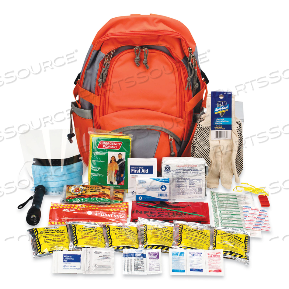 EMERGENCY PREPAREDNESS BACKPACK-XL - 63 PIECES by Physicianscare EMERGENCY PREPAREDNESS BACKPACK-XL - 63 PIECES by Physicianscare