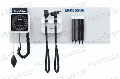 INTEGRATED WALL SYSTEM OPHTHALMOSCOPE / OTOSCOPE / BP ANEROID / SPECULA DISPENSER / TRANSFORMER by McKesson INTEGRATED WALL SYSTEM OPHTHALMOSCOPE / OTOSCOPE / BP ANEROID / SPECULA DISPENSER / TRANSFORMER by McKesson