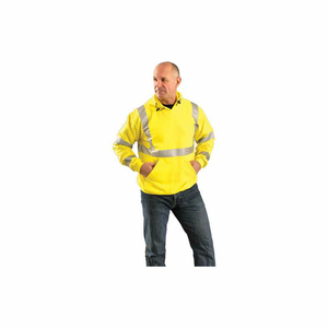 PREMIUM FLAME RESISTANT PULL-OVER HOODIE HI-VIS YELLOW, XL by Occunomix