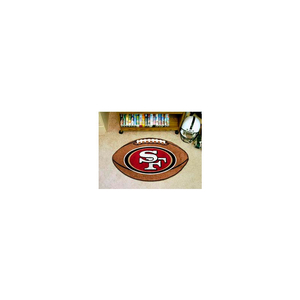 SAN FRANCISCO 49ERS FOOTBALL RUG 1/4" THICK 2' X 3' by Fanmats, LLC