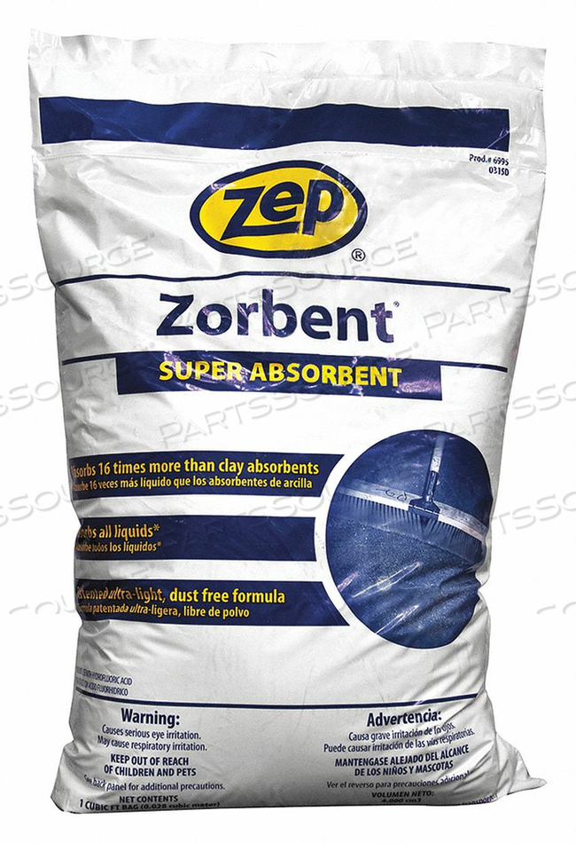 LOOSE ABSORBENT UNIVERSAL 1.0 CU FT. by Zep LOOSE ABSORBENT UNIVERSAL 1.0 CU FT. by Zep