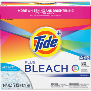 LAUNDRY DETERGENT WITH BLEACH POWDER, 144 OZ. BOX, 2 BOXES - 84998 by Tide LAUNDRY DETERGENT WITH BLEACH POWDER, 144 OZ. BOX, 2 BOXES - 84998 by Tide