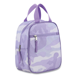 LUNCH BAG, POLYESTER, 7.5 X 4.25 X 9, LAVENDER CAMO by FUEL