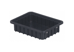 ESD DIVIDER BOX 10-7/8 X 2-1/2 IN BLACK by Lewisbins