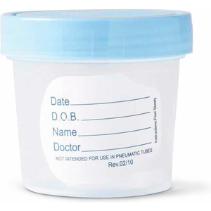 GENERAL USE SPECIMEN CONTAINERS WITH STERILE FLUID PATHWAY, 4 OZ., 100/CASE by Medline Industries, Inc.