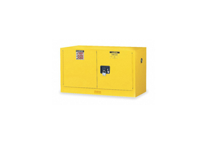 FLAMMABLE SAFETY CABINET 17 GAL. YELLOW by Justrite