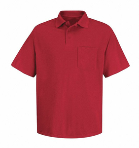 MNS RED SS PKT POLO N/C COLLAR by VF Imagewear, Inc.