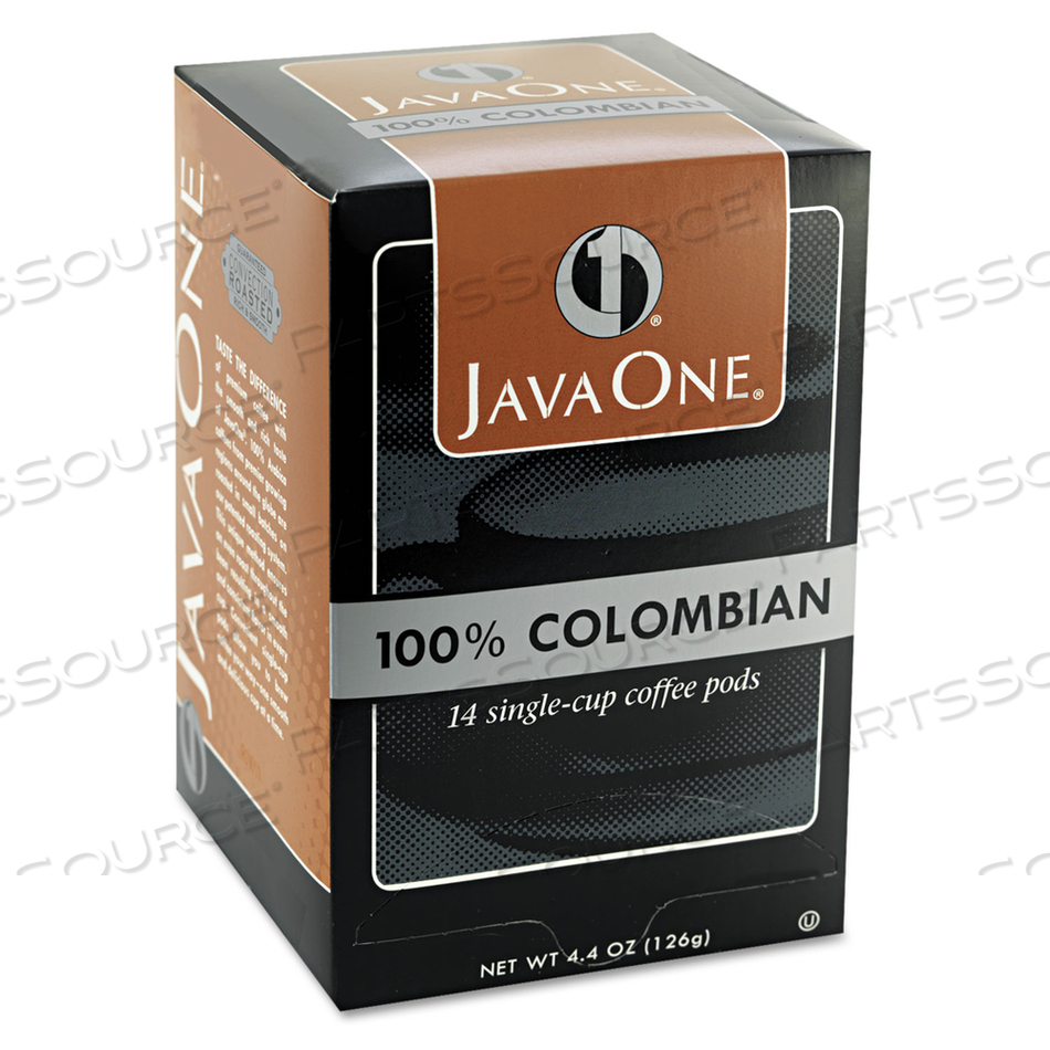 COFFEE PODS, COLOMBIAN SUPREMO, SINGLE CUP by Java One COFFEE PODS, COLOMBIAN SUPREMO, SINGLE CUP by Java One
