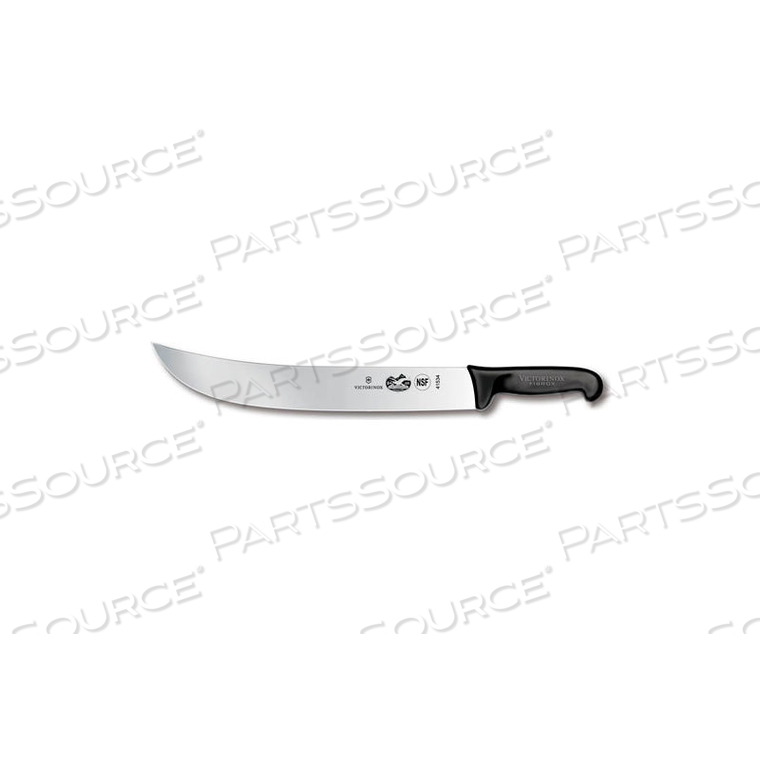 14 CIMETER KNIFE, CURVED BLADE, BLACK FIBROX HANDLE 41534 by Victorinox Swiss Army