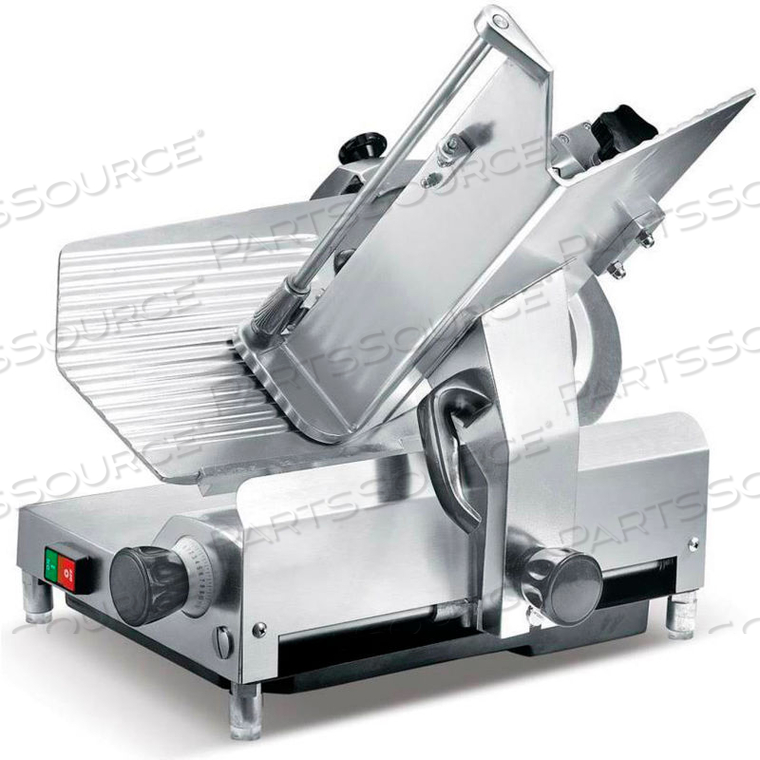 PRIMO - DELUXE FOOD SLICER, COMPACT, 12" BLADE, 1/2 HP, 120V by Mvp Group Corporation PRIMO - DELUXE FOOD SLICER, COMPACT, 12" BLADE, 1/2 HP, 120V by Mvp Group Corporation