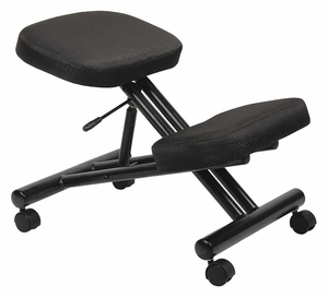 KNEE DESK CHAIR METAL BASE OVERALL 25 H by Boss