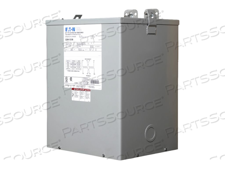TRANSFORMER, AC 277 V, 15000 VA, 1-PHASE, TAA COMPLIANT by Eaton