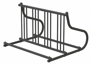 BIKE RACK 2-SIDED 8-BIKE 48 IN. BLACK by Graber Manufacturing