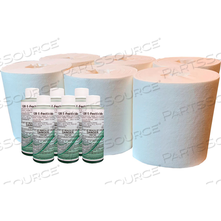 SPILFYTER DISINFECTING WIPE KIT PRO REFILL - 6 REFILL ROLLS 