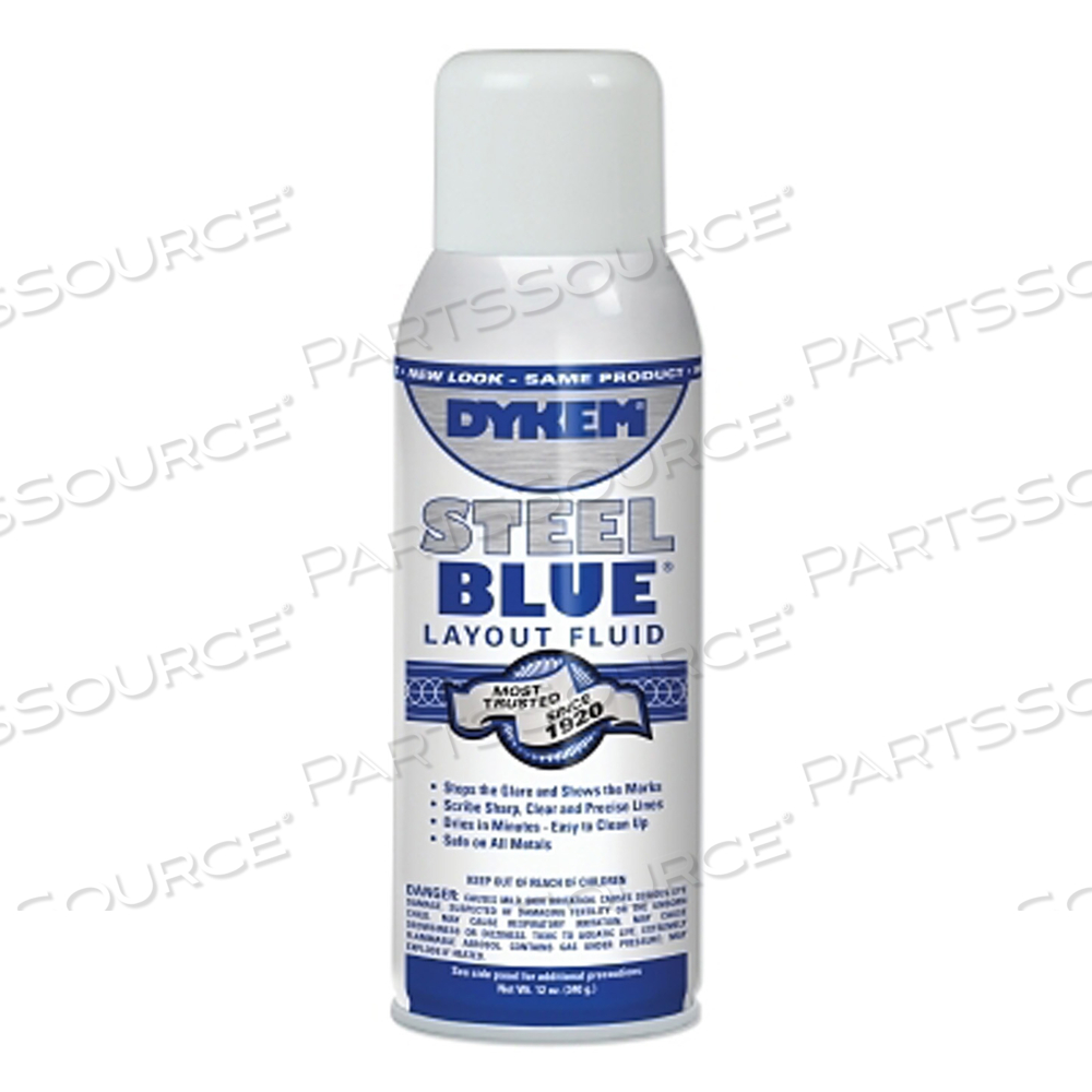 80000 ITW DYKEM STEEL BLUE LAYOUT FLUID,16 OZ AEROSOL by Dykem