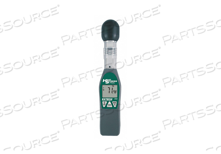 HEAT STRESS WBGT (WET BULB GLOBE TEMPERATURE) METER, GREEN/ORANGE by Extech Instruments HEAT STRESS WBGT (WET BULB GLOBE TEMPERATURE) METER, GREEN/ORANGE by Extech Instruments