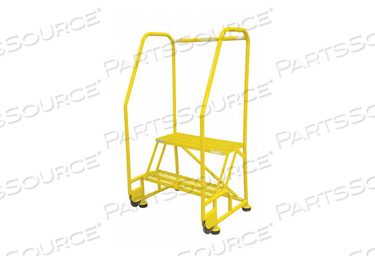 TILT AND ROLL LDR STEEL 50IN. H. YELLOW by Cotterman TILT AND ROLL LDR STEEL 50IN. H. YELLOW by Cotterman